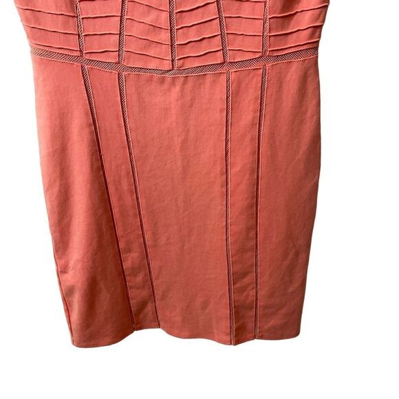 Free People Double V Bodycon Coral Dress Size Large - Picture 5 of 10